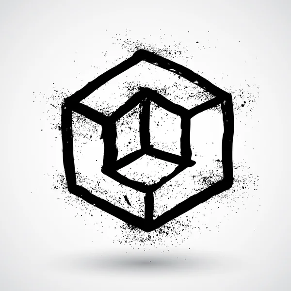 Cube design element — Stock Vector