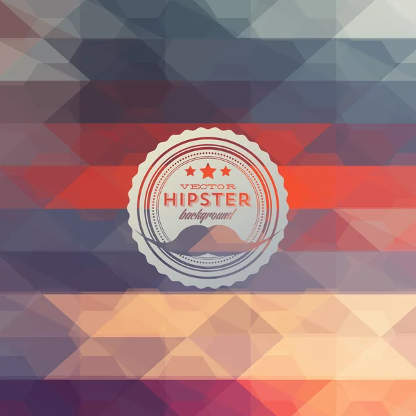 Hipster fond fait de triangles — Image vectorielle