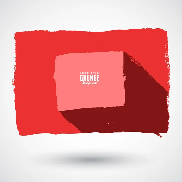 Couleur rouge fond carré — Image vectorielle
