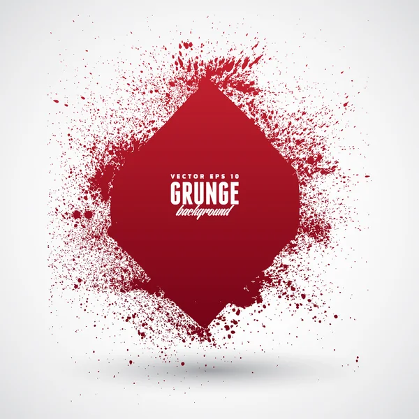 Grunge Splash Banner — Stock Vector