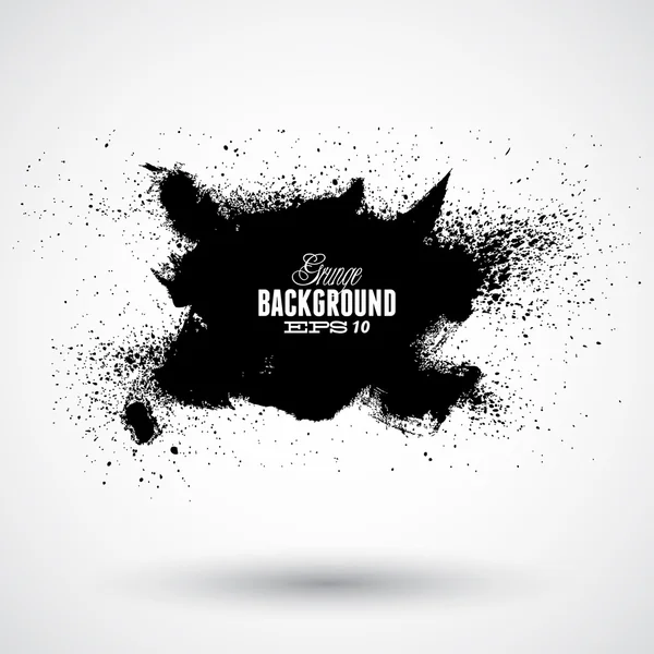 Grunge plons banner — Stockvector