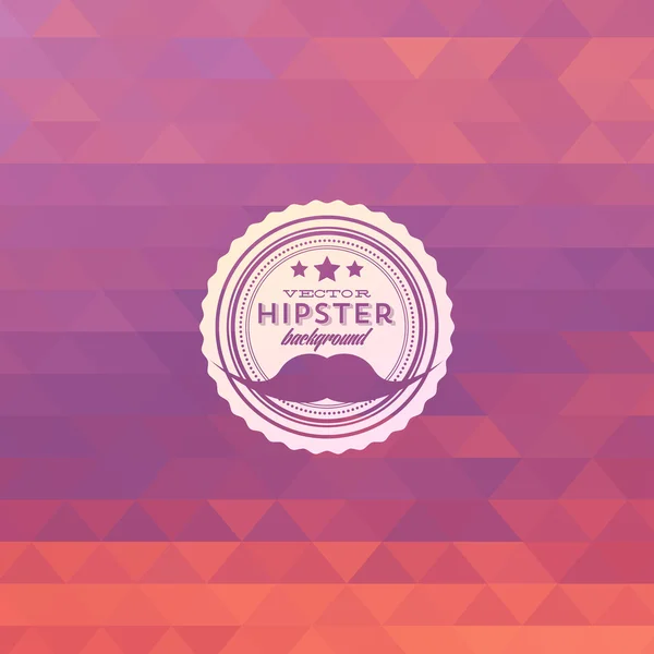 Hipster fond fait de triangles — Image vectorielle