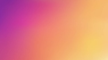 Soyut arkaplan. Bulanık mor pembe turuncu arka plan. Metin için yeri olan yumuşak gradyan duvar kağıdı. Grafik tasarımın, afişin, posterin için vektör illüstrasyonu. Vektör EPS10