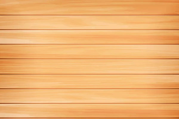 Realistische Houttextuur Natuurlijke Lichtbruine Houten Achtergrond Tafel Vloer Wandoppervlak Behang — Stockvector