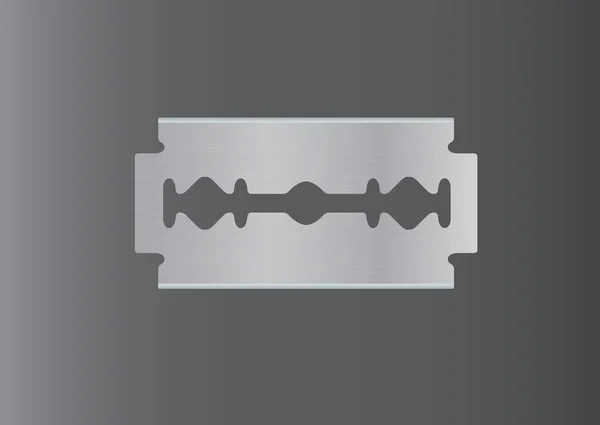 Ustura vektör, tıraş bıçağı, jilet koyu arka planda