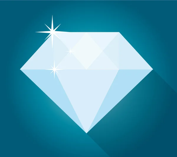 Diamond vector, jewelry vector — Stock Vector