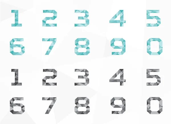 Çokgen geometrik numarası, soyut numarası, geometri numarası