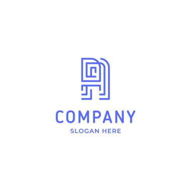 Simple and Minimalist Line Art Letter A Logo