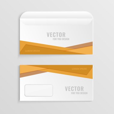 Vektör iş zarflar.