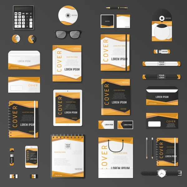 Mock up vector set. — Stock Vector