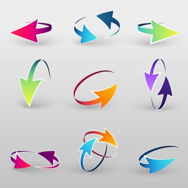 Birim kümesi imleçler, vektör grafikleri.