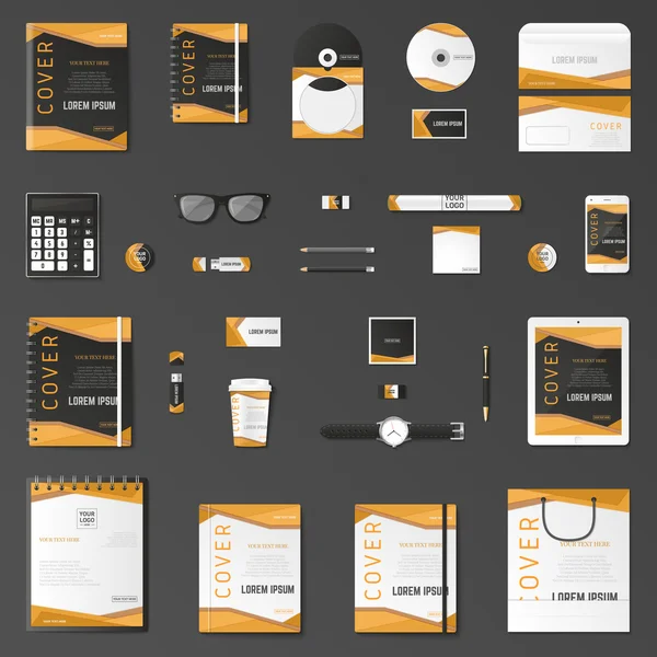 Mock up vector set. — Stock Vector