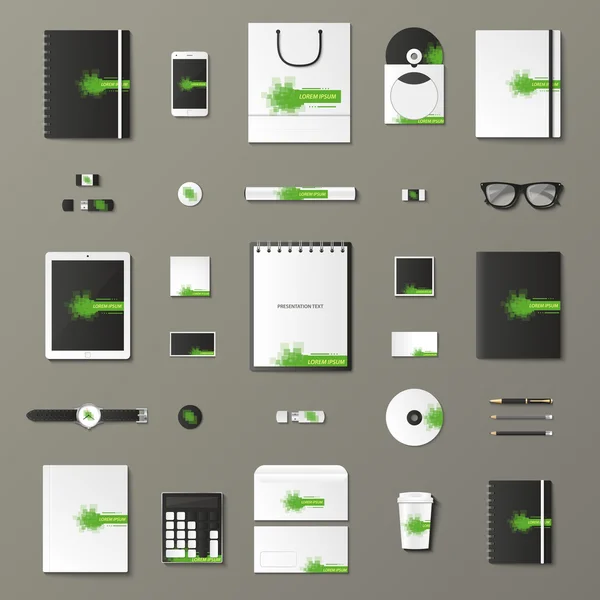 Mock up vector set. — Stock Vector