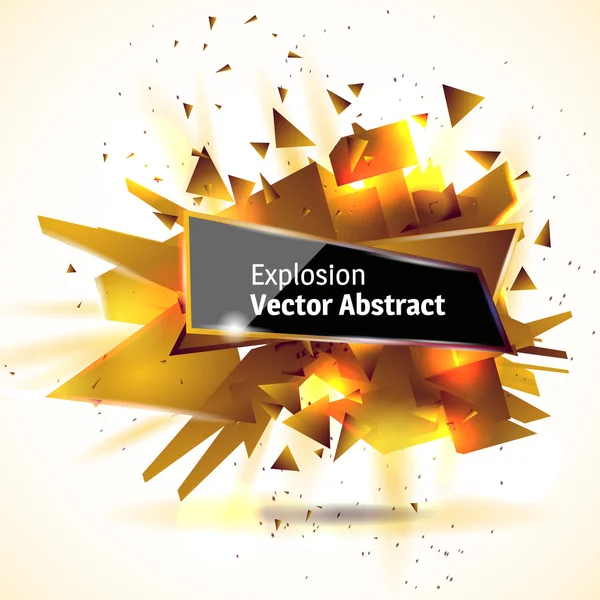 Ilustración vectorial de explosión abstracta . — Archivo Imágenes Vectoriales