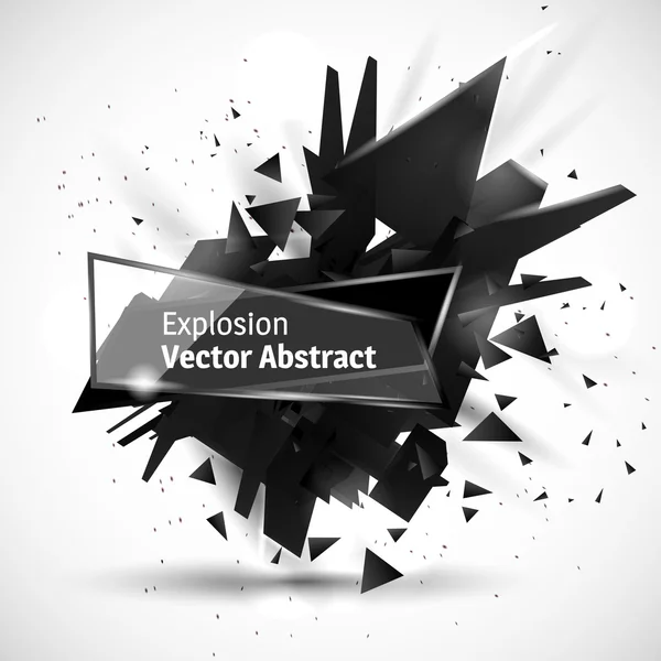 抽象的な爆発のベクトル イラスト. — ストックベクタ