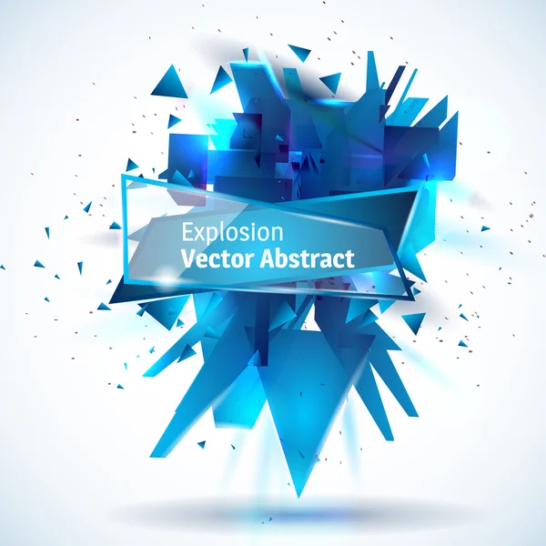 Векторная иллюстрация абстрактного взрыва . — стоковый вектор