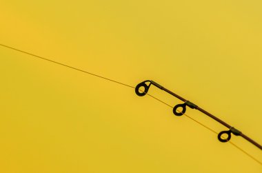 Olta halkalar ile izole arka plan yakın çekim