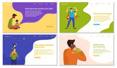Mutlu Babalar Günü için web sayfaları