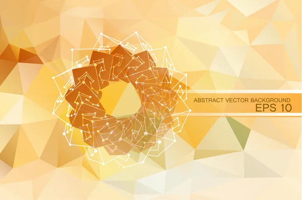 Abstract low poly background — Stock Vector