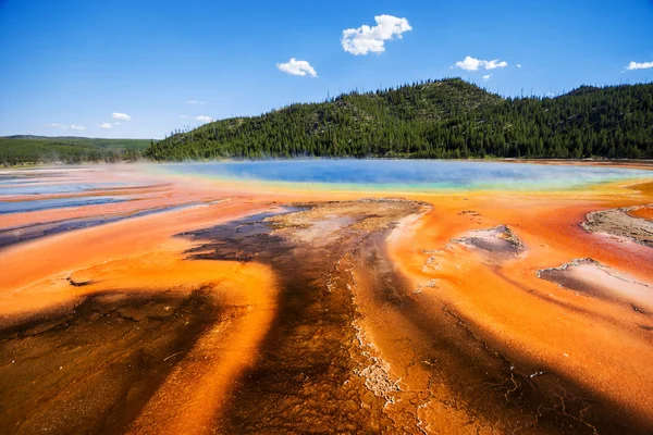Grand Prismatic Spring in yellowstone USA — Stock Photo, Image