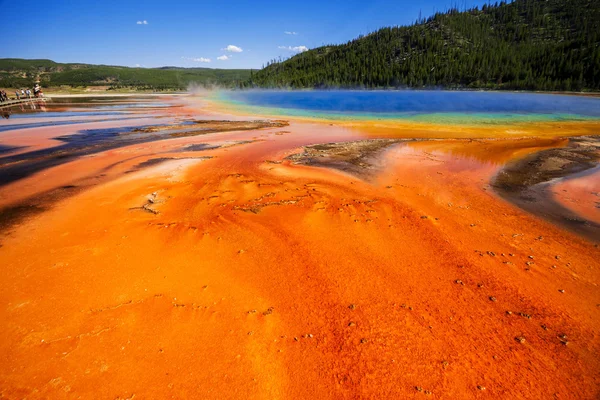 Grand Prismatic Spring in yellowstone USA — Stock Photo, Image