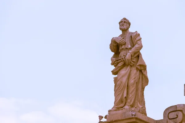 圣彼得雕像巴洛克风格 — 图库照片