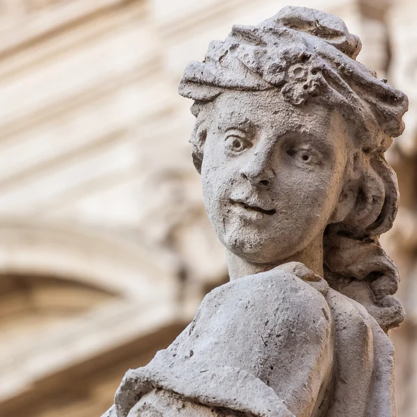 Estátua barroca siciliana — Fotografia de Stock