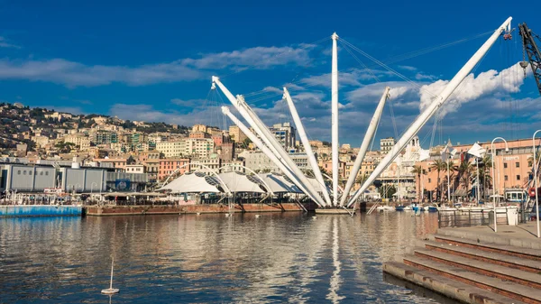 The Bigo in Port of Genoa, Italy — Stock Photo, Image