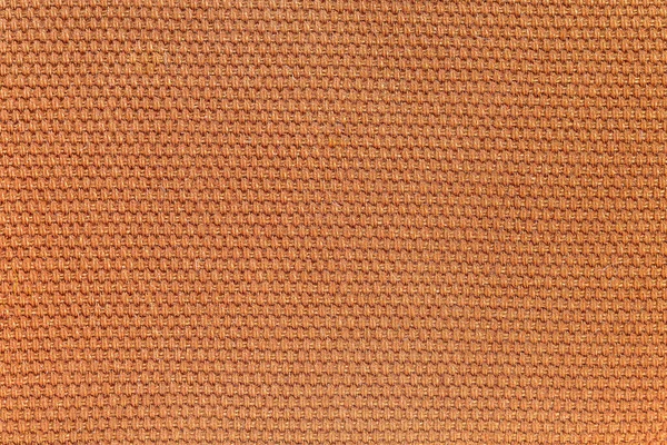 Rustic Canvas Fabric Texture Dark Orange Woven Color — 图库照片