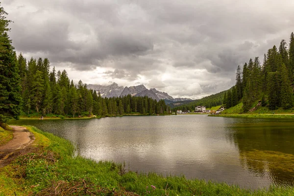 Der Misurinasee Ist Der Größte Natürliche See Des Cadore — Stockfoto