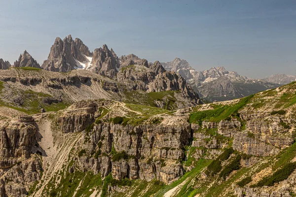 Panorama Delle Dolomiti Italia Ideale Paesaggio — Foto Stock