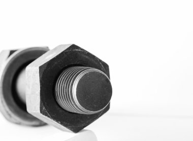 Ve siyah bolt yakın çekim