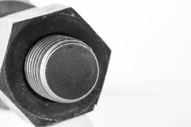 Ve gri bolt yakın çekim