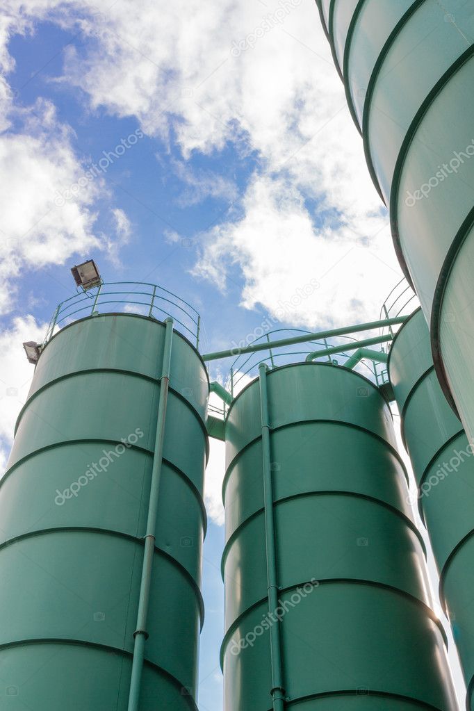 The storage silos