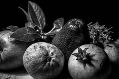 Bir meyve kompozisyonu.