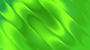 Akıcı gradyan çizgiler ve yumuşak organik hareketlerle pürüzsüz yeşil dalga hareket arkaplanı, döngü animasyonu, teknoloji görselleri, dijital tasarım, sunumlar ve modern video projeleri için ideal.