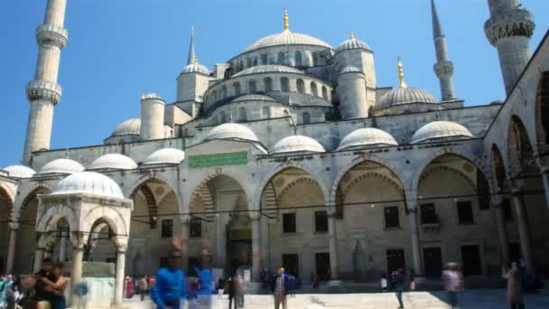 Kék mecset Isztambulban. Istanbul, Törökország — Stock videók