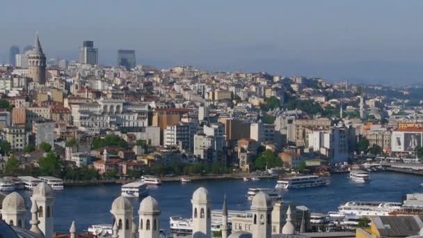 Golden Horn Bay. Istambul — Vídeo de Stock