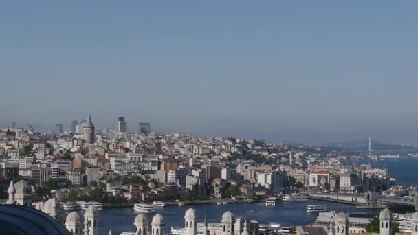 Golden Horn Bay. Istambul — Vídeo de Stock