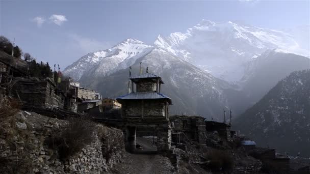 Annapurna himal regio — Stockvideo