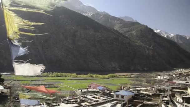 Marpha Village - Circuito de Annapurna - Nepal — Vídeo de stock