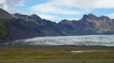 Panorama buzul Skaftafellsjokull