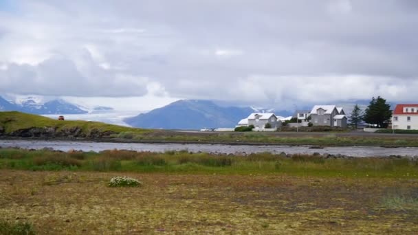 Une petite ville dans le sud de l'Islande Hefn . — Video