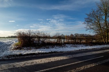 2020 Noel 'inden sonra İngiltere' de park, ilk kar 