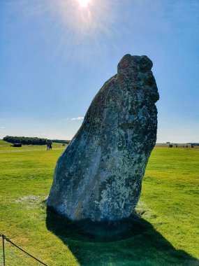 2020 sonbaharında Stonehadge 'ı ziyaret et, küçük bir gezi.