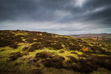 Peak District Brandord Edge Ulusal Parkı Sabah Yürüyüşü 2021 Nisan