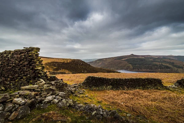 Manhã Caminhada Peak District Brandord Edge National Park 2021 Abril — Fotografia de Stock