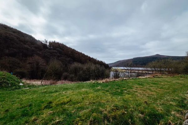 Πρωινή Πεζοπορία Στο Peak District Brandord Edge Εθνικό Πάρκο 2021 — Φωτογραφία Αρχείου