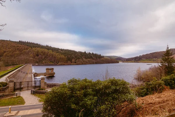 İngiltere 'nin Peak bölgesindeki Derwent Valley Su İdaresi' nde yürüyorum.