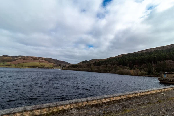 Wandern Auf Dem Derwent Valley Water Board Peak District — Stockfoto